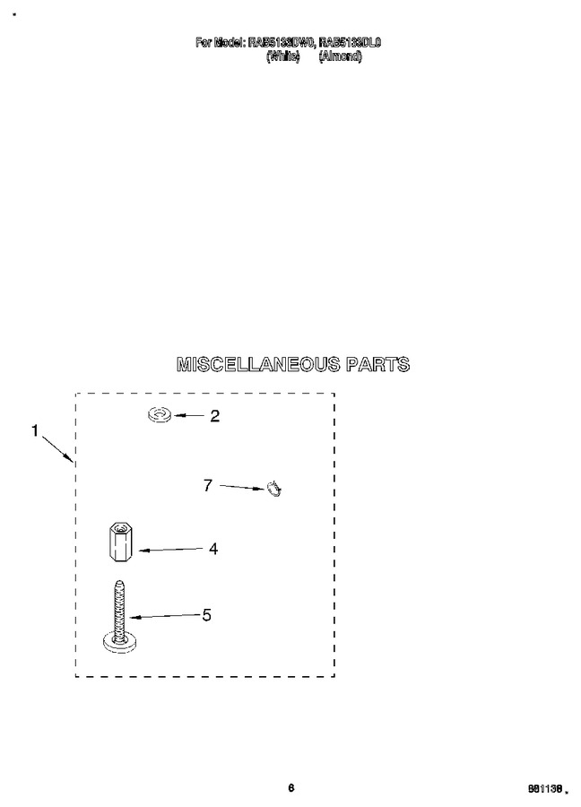 Diagram for RAB5133DW0