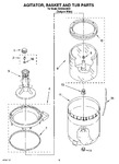 Diagram for 03 - Agitator, Basket And Tub Parts