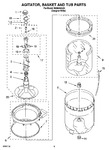Diagram for 03 - Agitator, Basket And Tub Parts