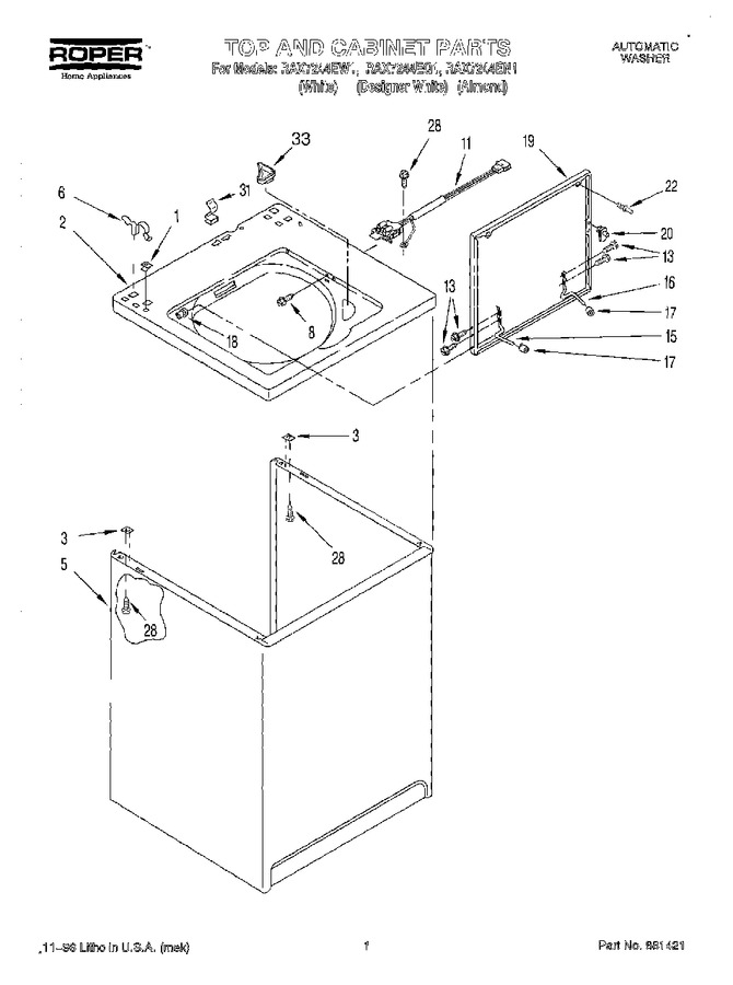Diagram for RAX7244EW1