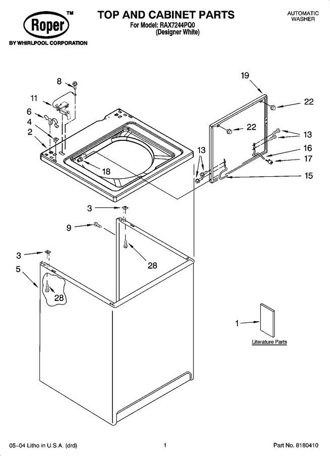 Diagram for RAX7244PQ0