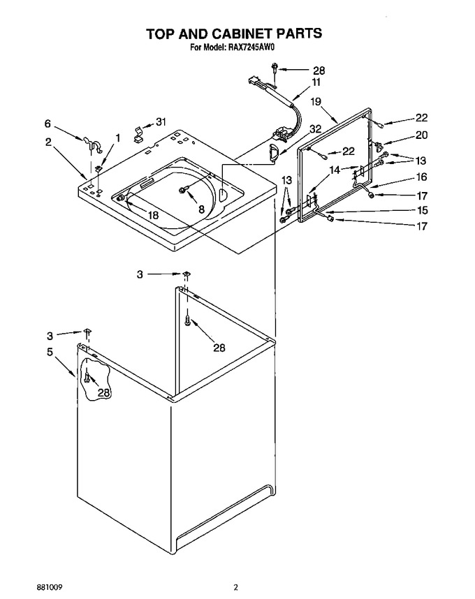 Diagram for RAX7245AG0