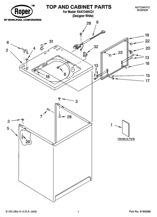 Diagram for RAX7245KQ1