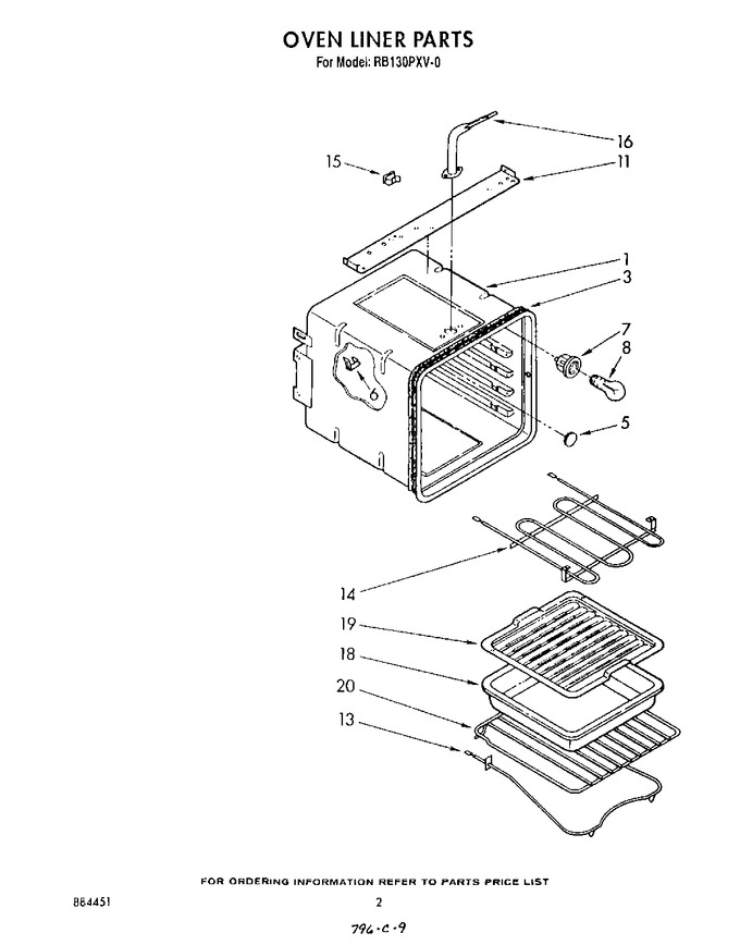 Diagram for RB130PXV0