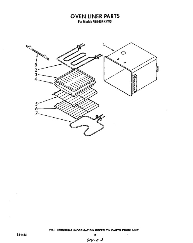 Diagram for RB160PXXW0