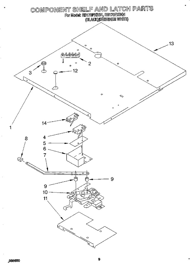 Diagram for RB170PXBB1