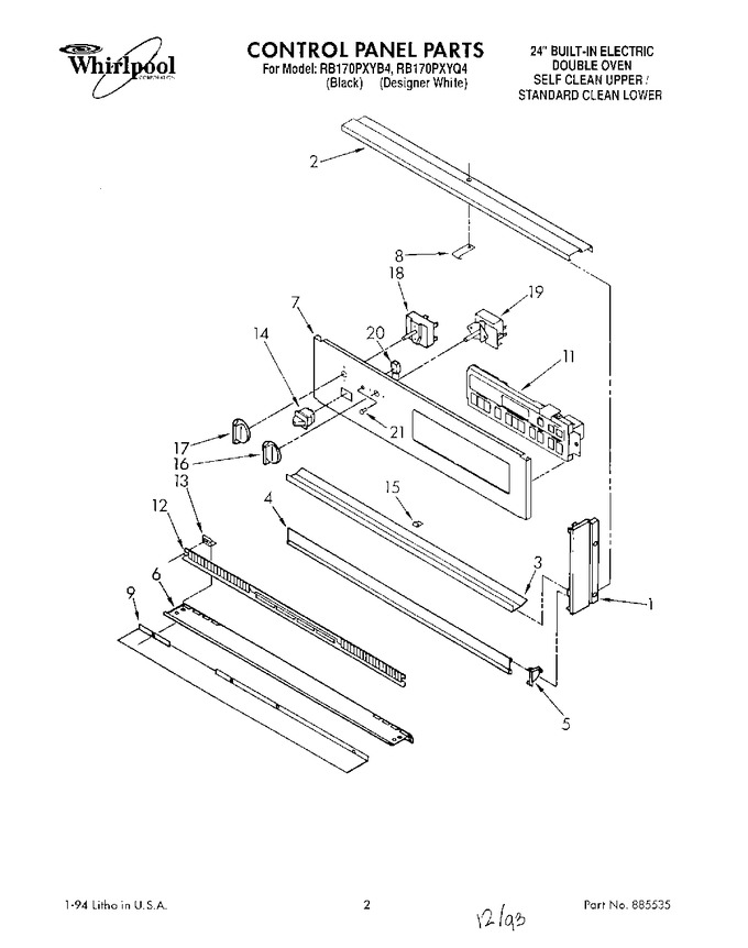 Diagram for RB170PXYB4