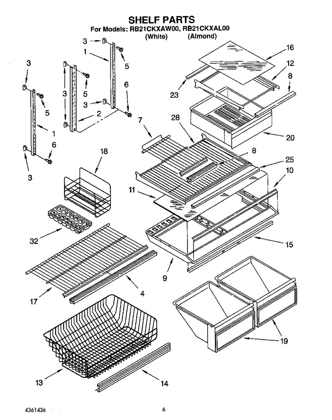 Diagram for RB21CKXAL00