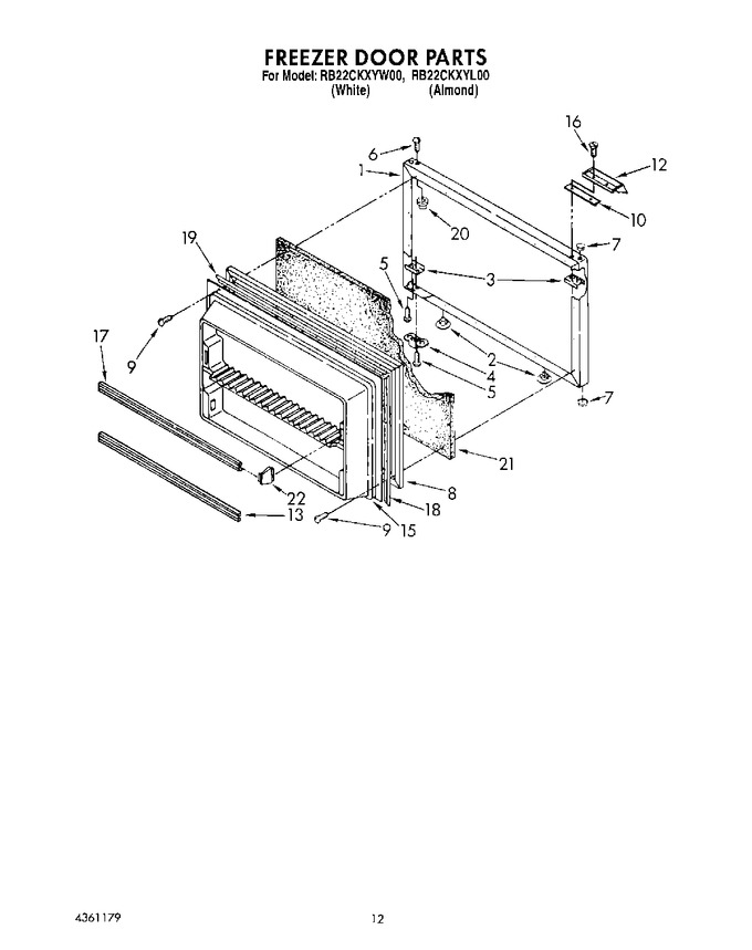 Diagram for RB22CKXYN00
