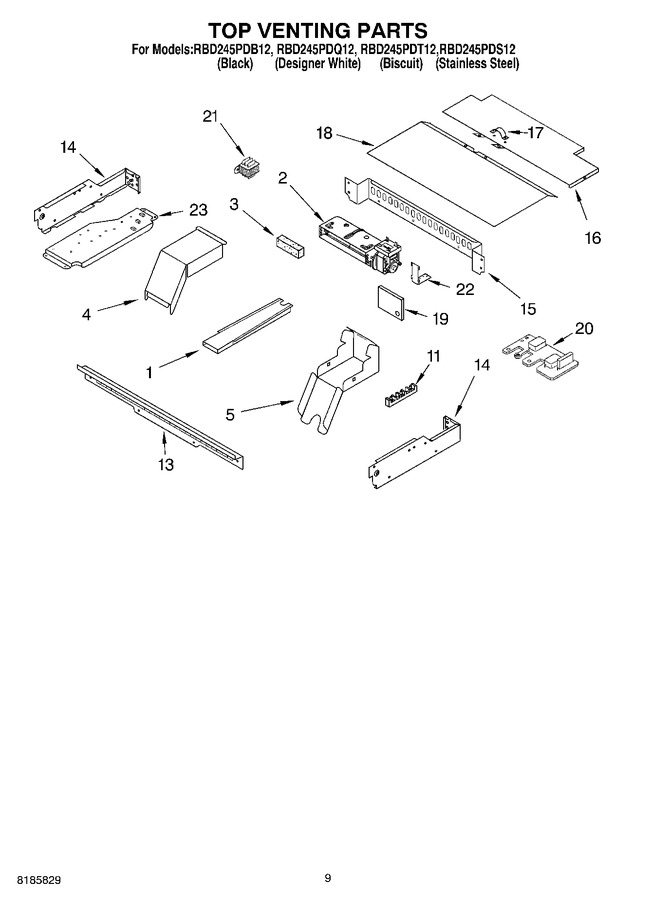 Diagram for RBD245PDS12