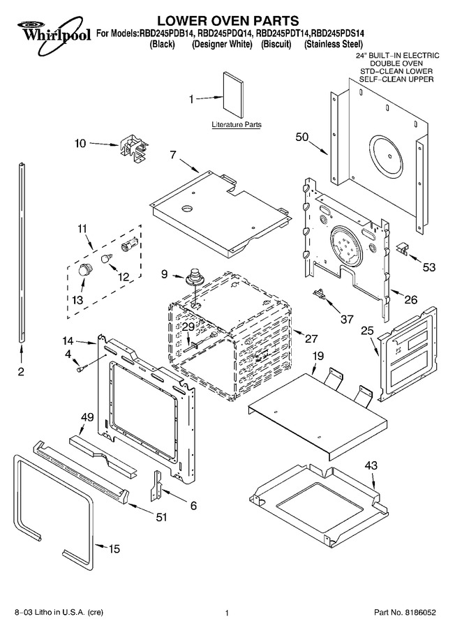 Diagram for RBD245PDT14