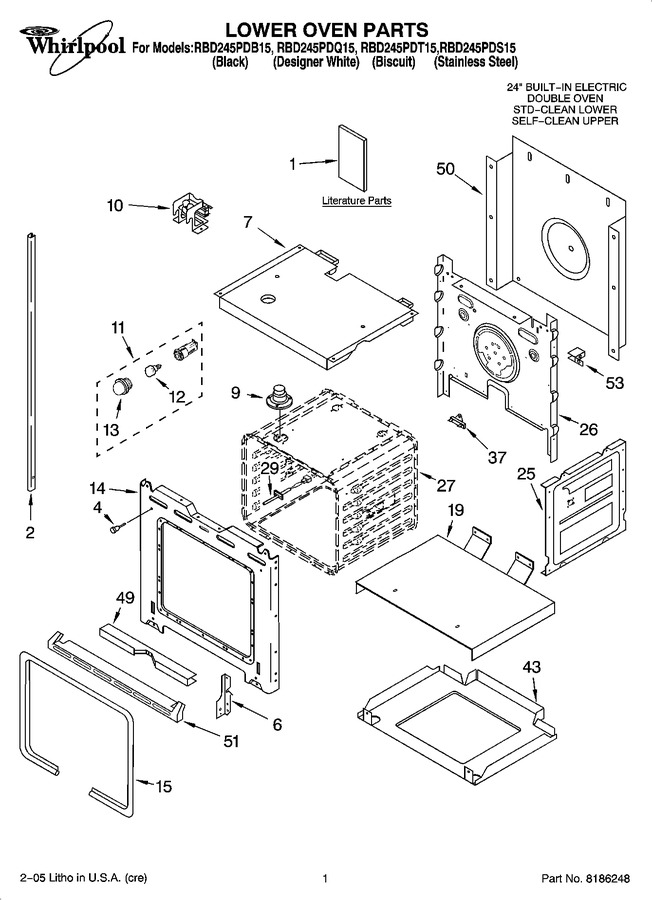 Diagram for RBD245PDS15