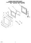 Diagram for 03 - Lower Oven Door Parts