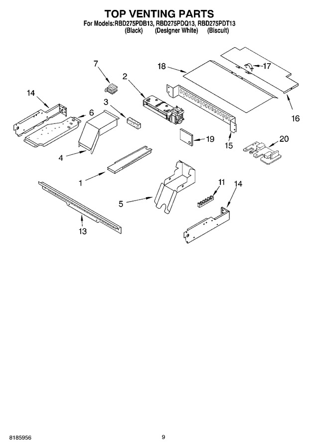 Diagram for RBD275PDQ13