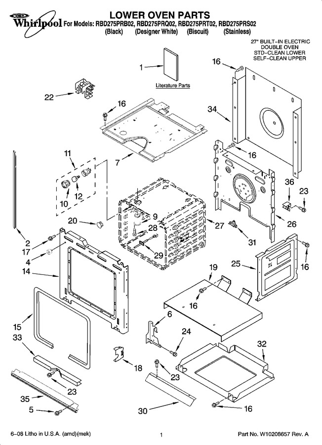Diagram for RBD275PRQ02