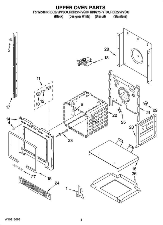 Diagram for RBD275PVB00