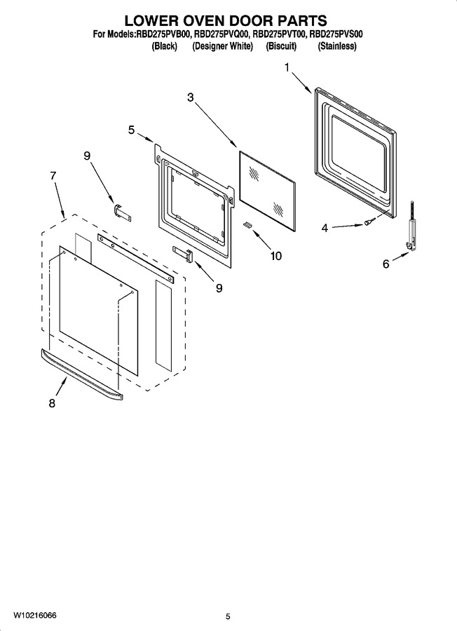 Diagram for RBD275PVS00