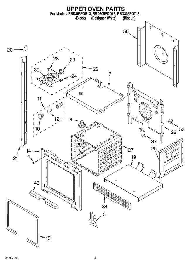 Diagram for RBD305PDQ13