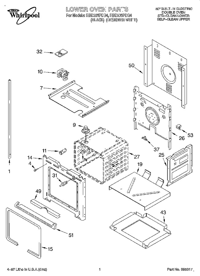 Diagram for RBD305PDQ4