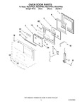 Diagram for 03 - Oven Door Parts