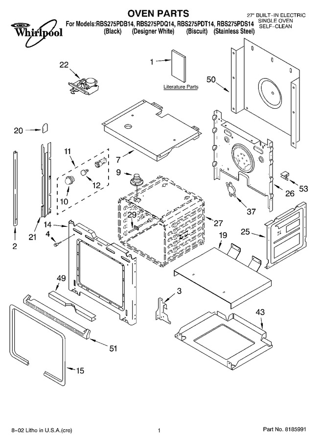 Diagram for RBS275PDS14