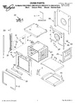 Diagram for 01 - Oven Parts