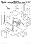 Diagram for 01 - Oven Parts