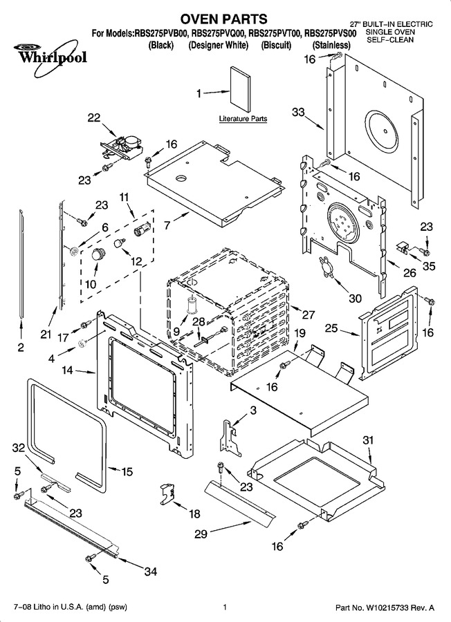 Diagram for RBS275PVB00