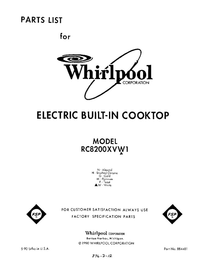 Diagram for RC8200XVG1