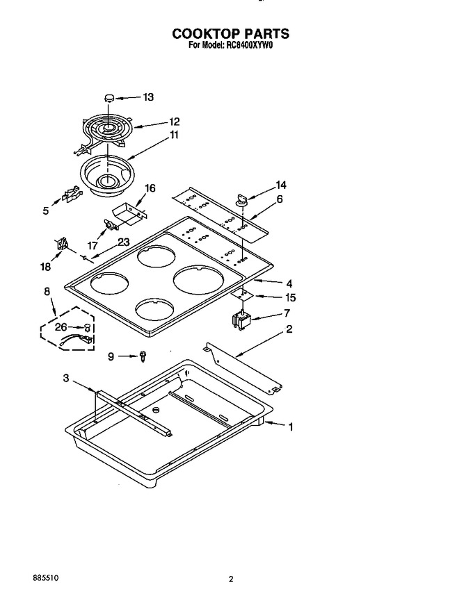 Diagram for RC8400XYN0