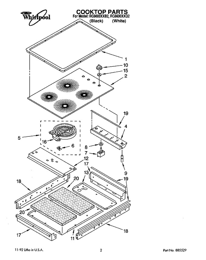 Diagram for RC8600XXB2