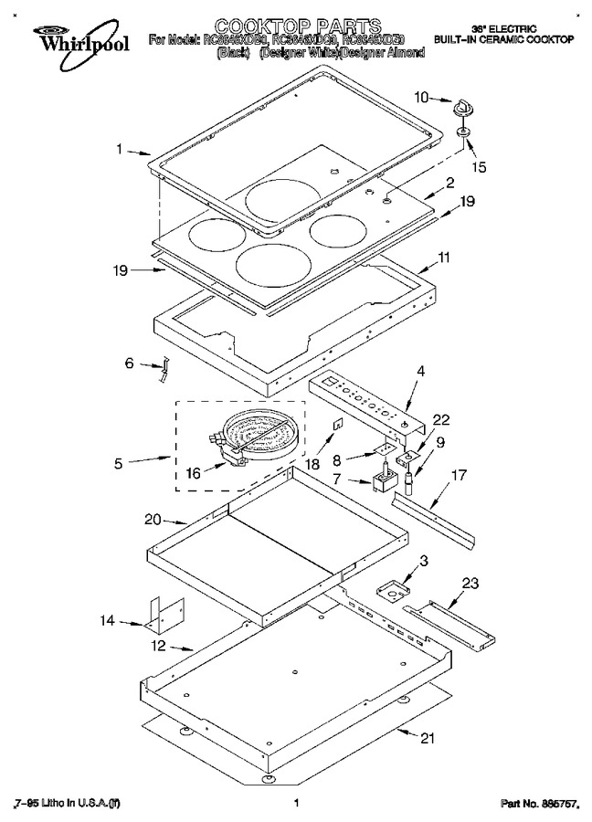 Diagram for RC8646XDZ0