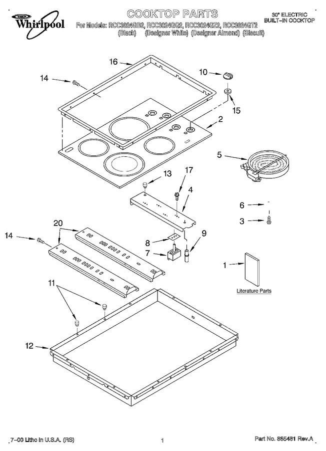 Diagram for RCC3024GZ2
