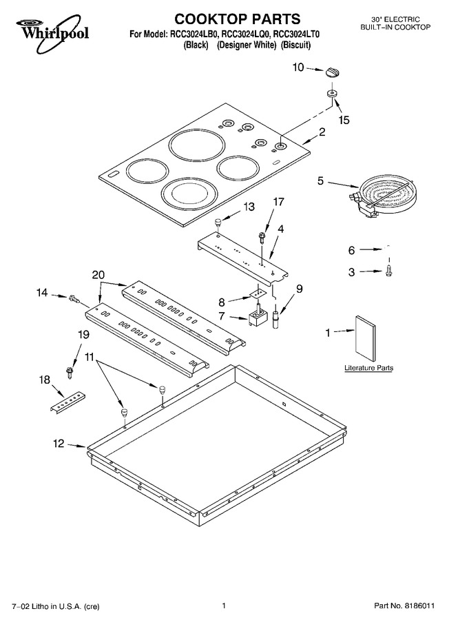 Diagram for RCC3024LB0