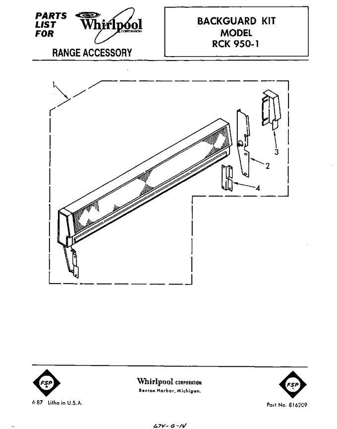 Diagram for RCK9501