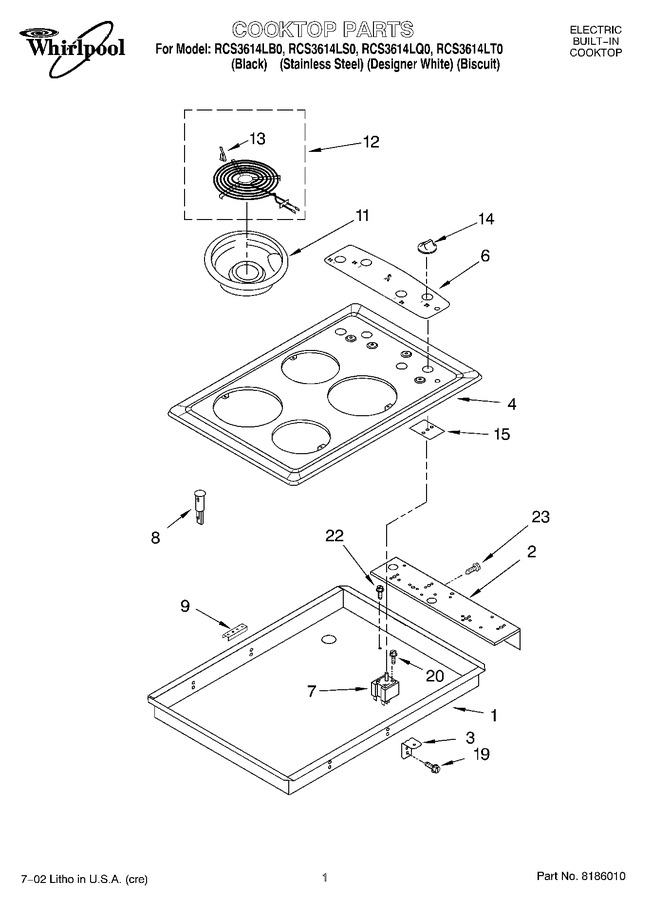 Diagram for RCS3614LQ0