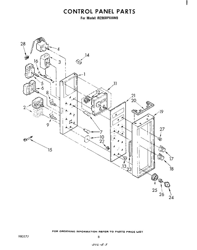 Diagram for RE960PXKW0