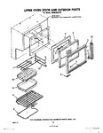 Diagram for 06 - Upper Oven Door And Interior