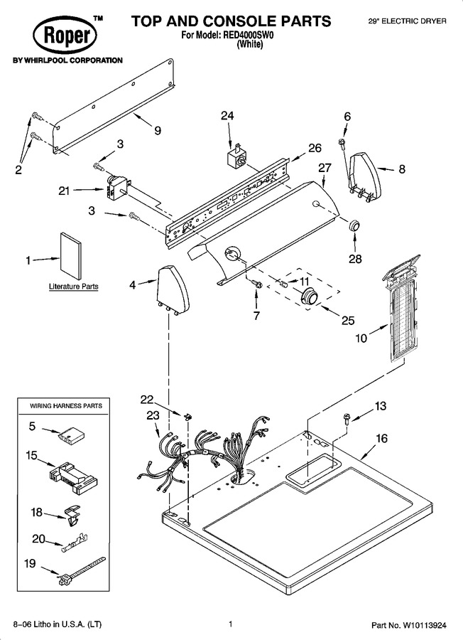 Diagram for RED4000SW0