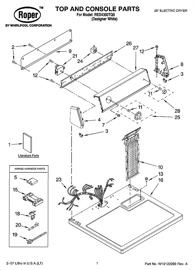 Diagram for RED4300TQ0