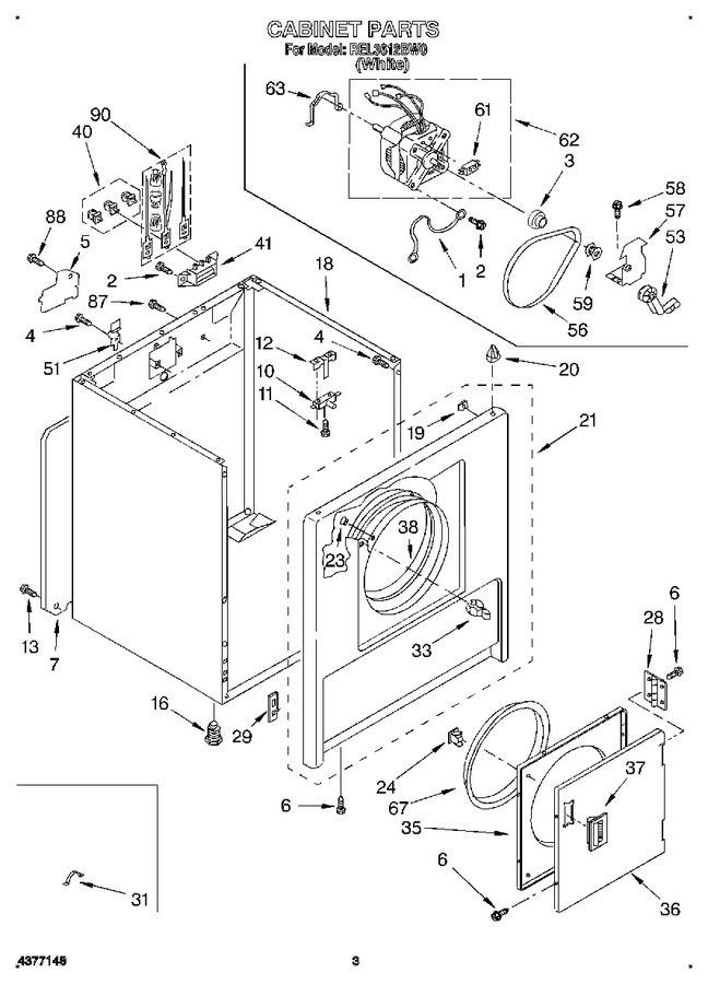 Diagram for REL3612BW0