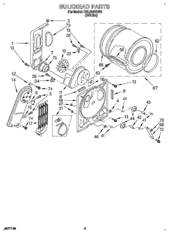 Diagram for REL3612BW0
