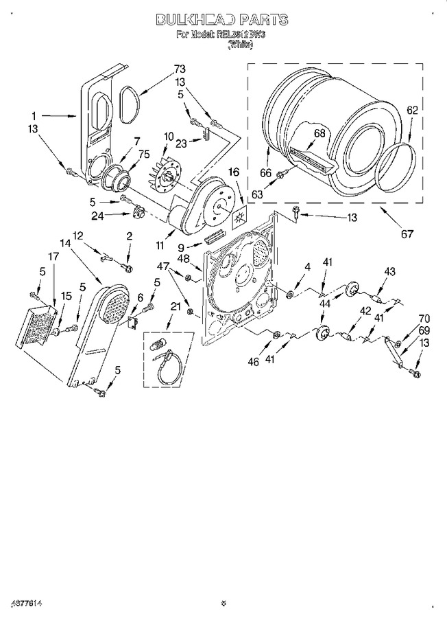Diagram for REL3612BW3
