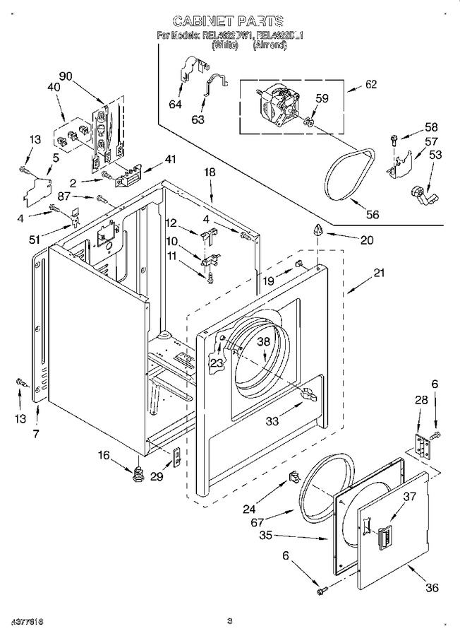 Diagram for REL4622DW1