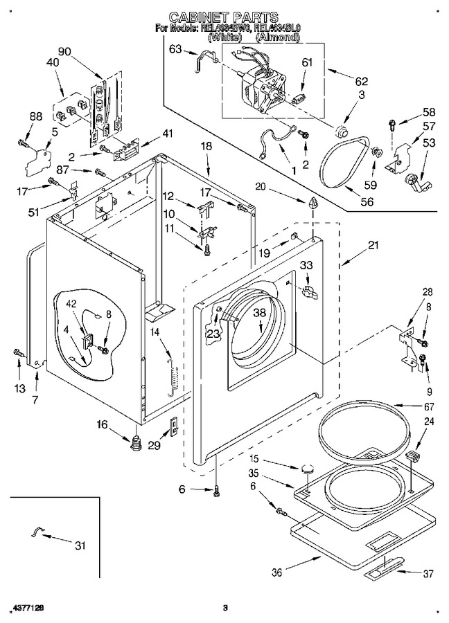 Diagram for REL4634BW0