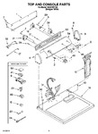 Diagram for 02 - Top And Console Parts