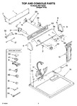 Diagram for 02 - Top And Console Parts