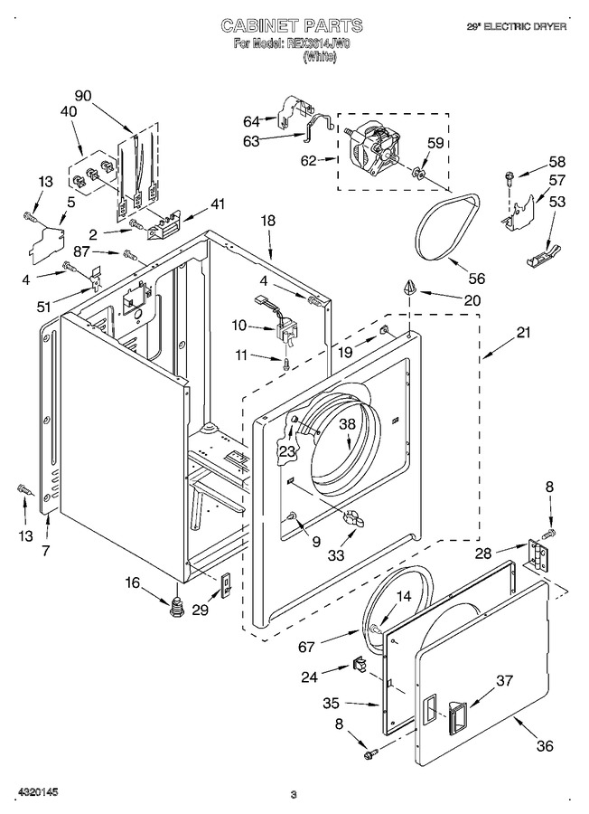 Diagram for REX3614JW0