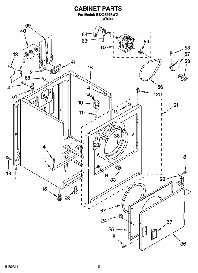 Diagram for REX3614KW2