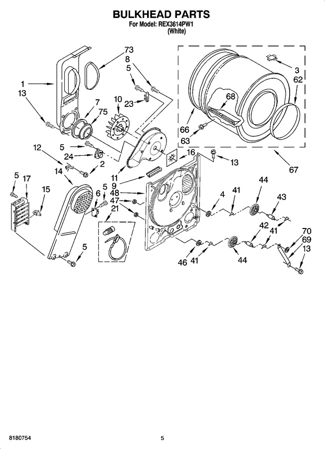 Diagram for REX3614PW1